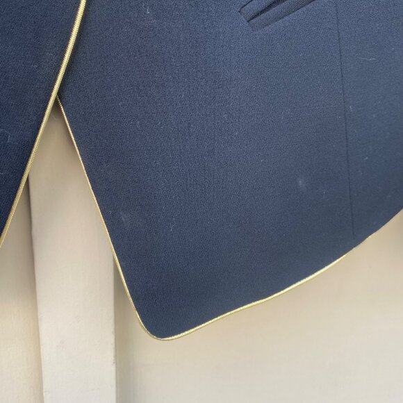 Escada Couture Button Down Jacket Blazer Wool Black - Picture 14 of 16